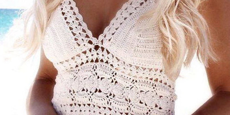 Crochet bikini swimwear