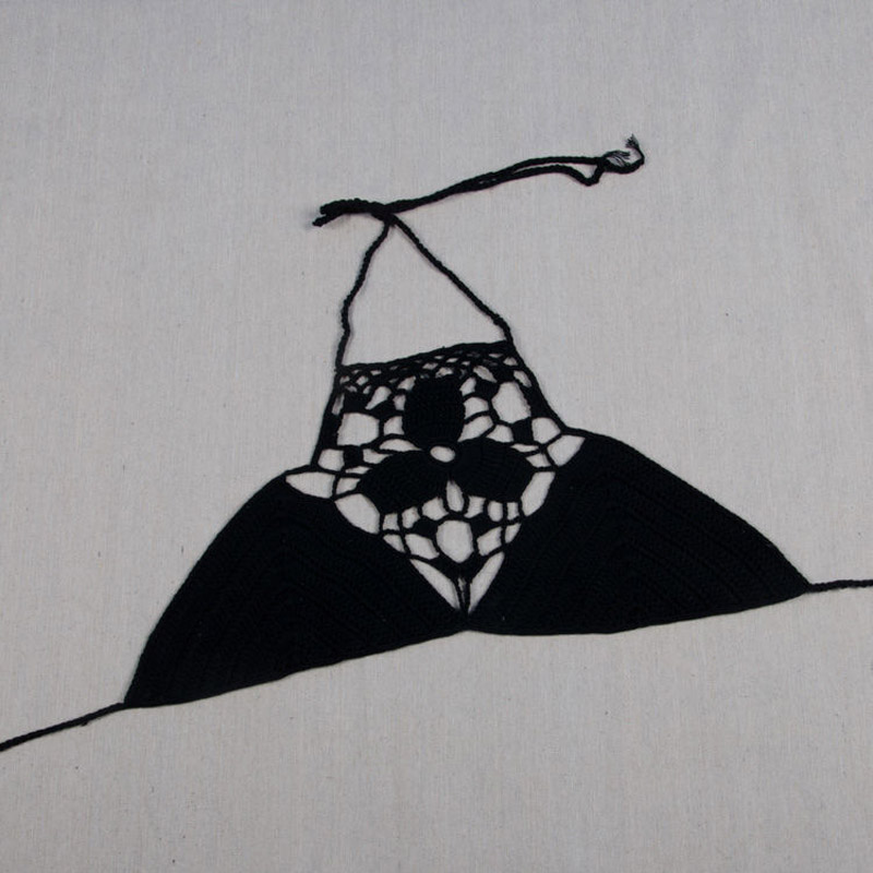 Women's crochet bikini swimsuit, crochet beach swimsuit